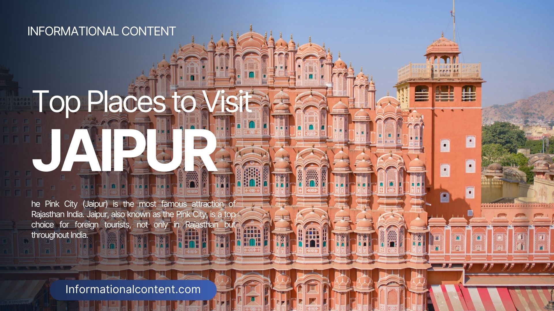 Top Places to Visit in Jaipur